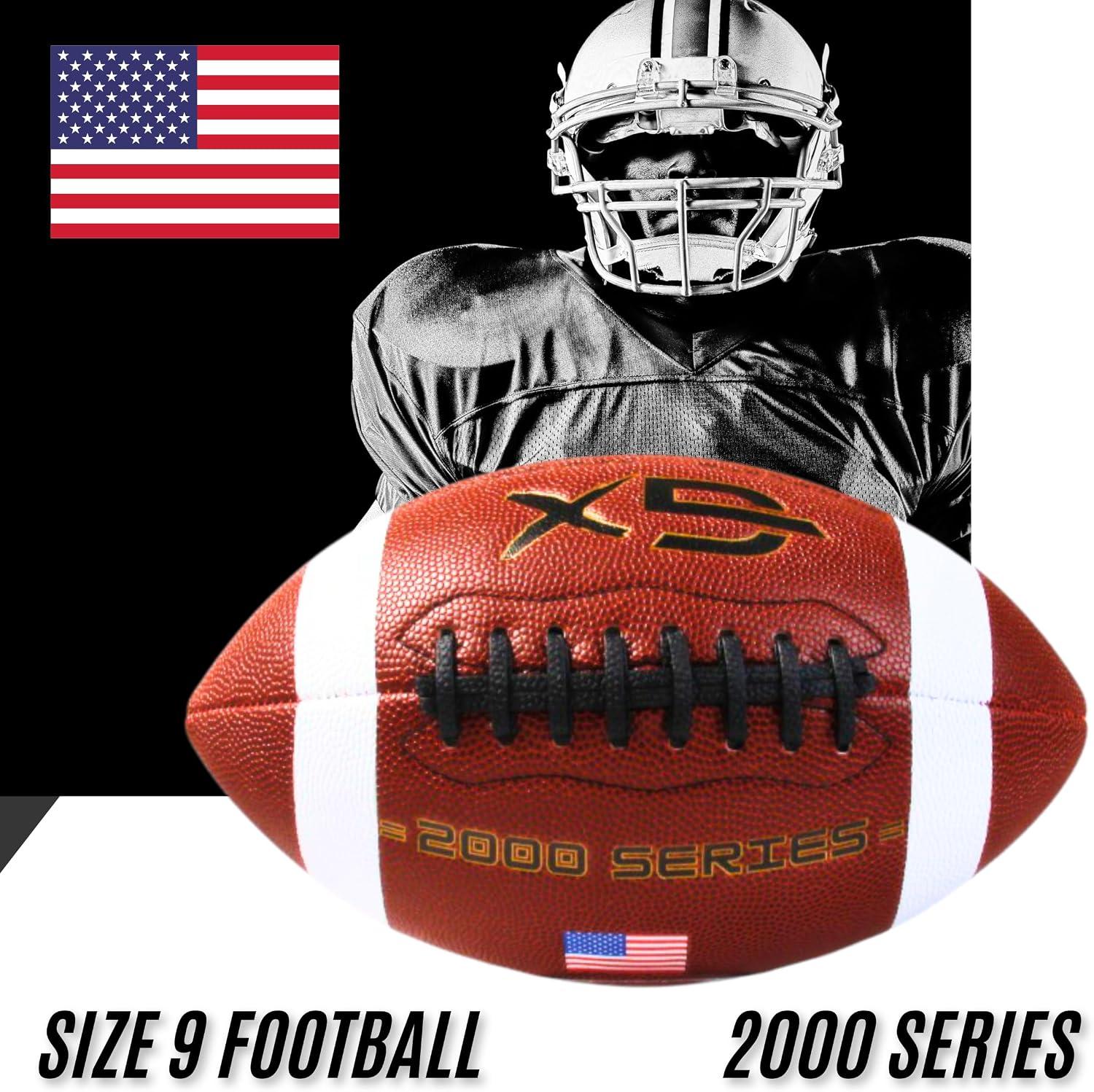 Best American Football – Official Size 9, 2000 Series, Premium Leather