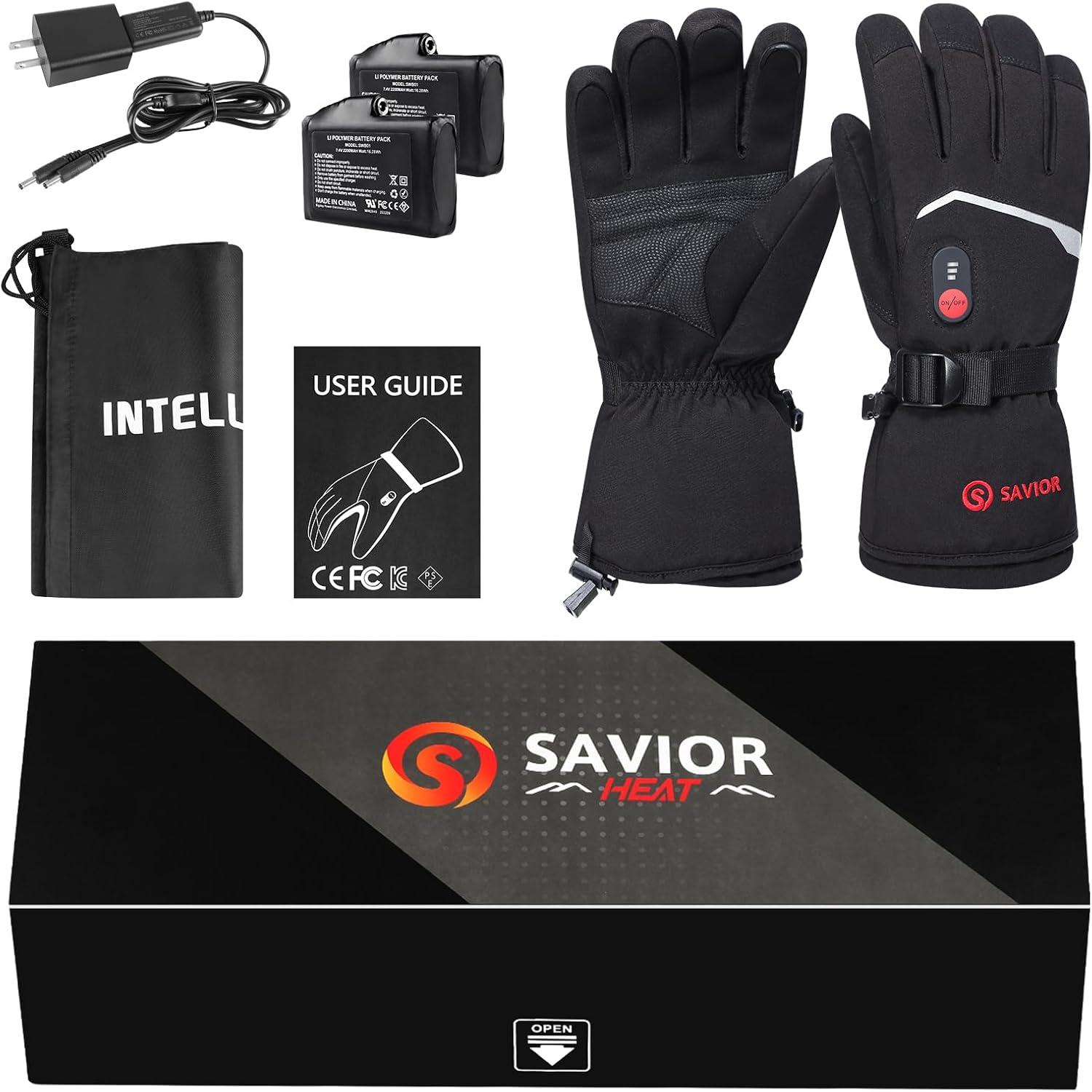Best Heated Gloves – SAVIOR HEAT Rechargeable Winter Outdoor Review