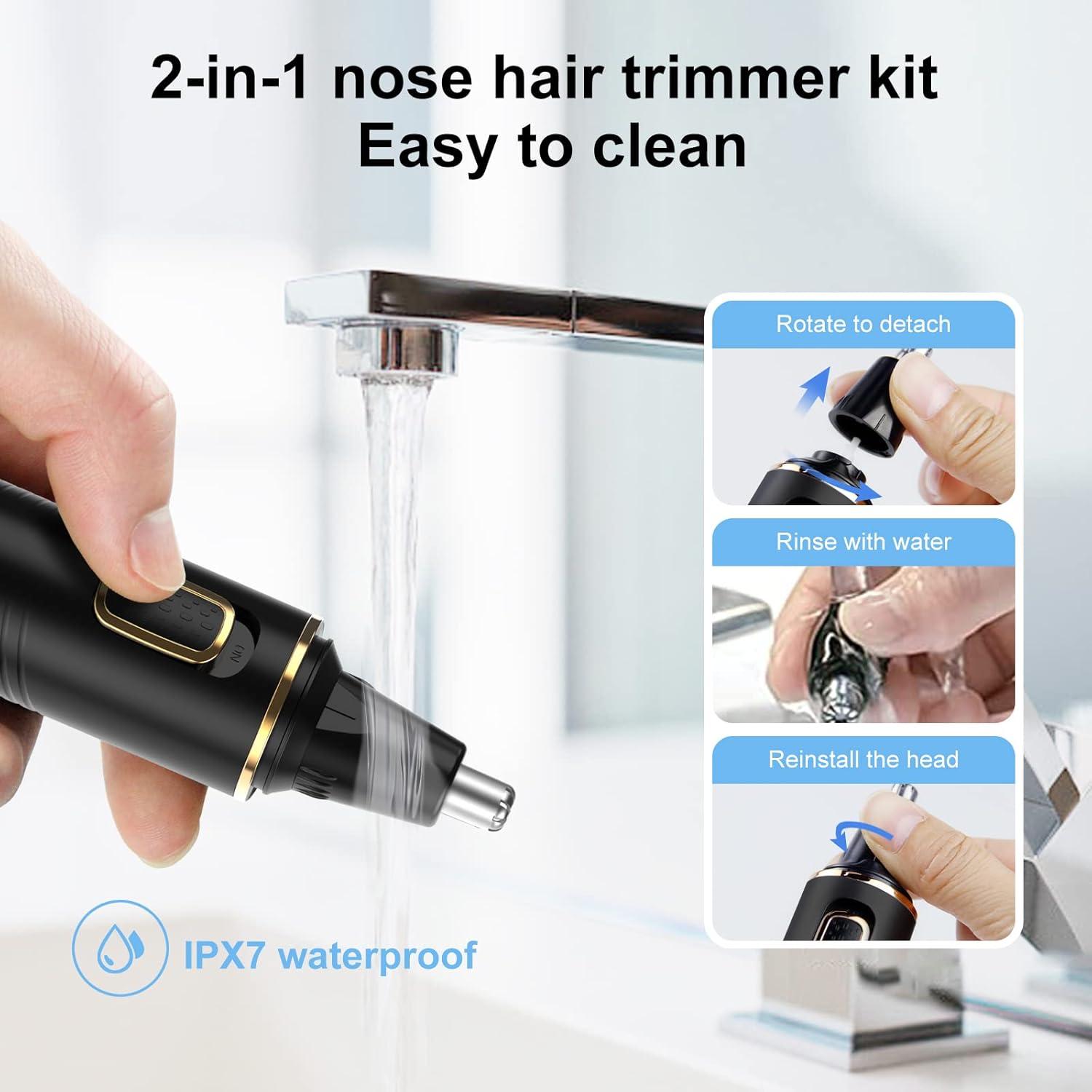 Best Nose Hair Trimmers – XOOMRSCP 2-in-1 Painless Grooming Review